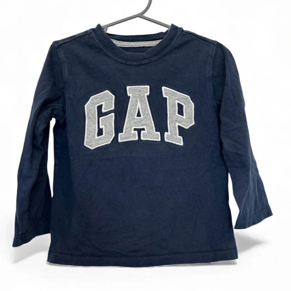 GAP Kids Navy Long Sleeve Shirt